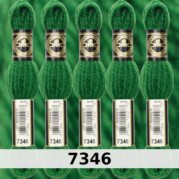 DMC Tapestry Wool 3 - columns 9, 10, 11, and 12 on shade card