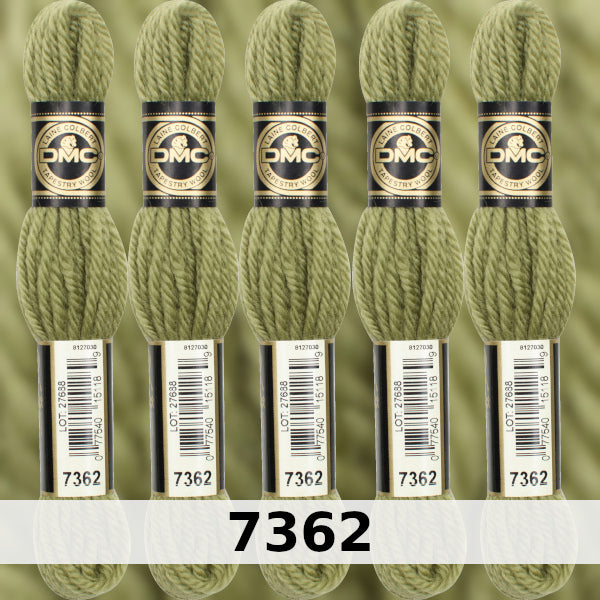 DMC Tapestry Wool 3 - columns 9, 10, 11, and 12 on shade card