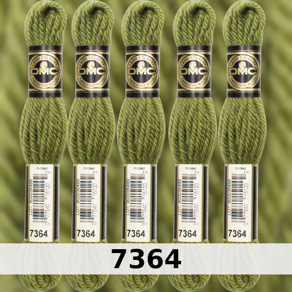 DMC Tapestry Wool 3 - columns 9, 10, 11, and 12 on shade card