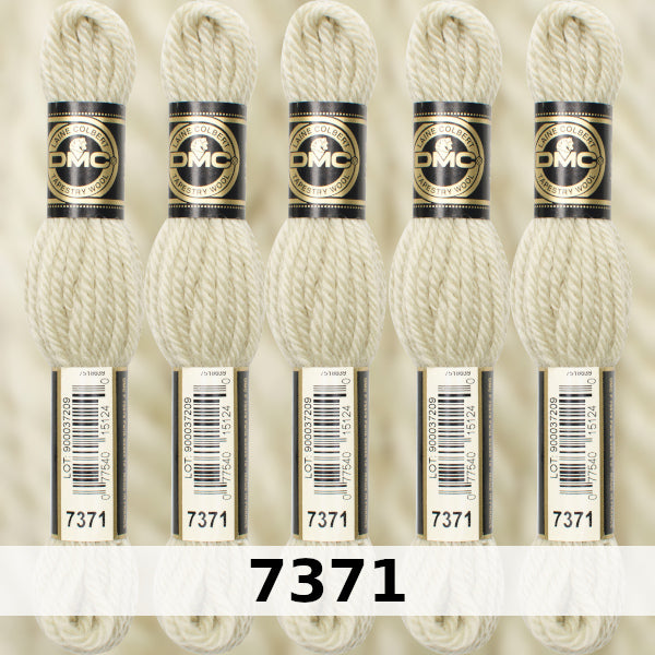 DMC Tapestry Wool 3 - columns 9, 10, 11, and 12 on shade card