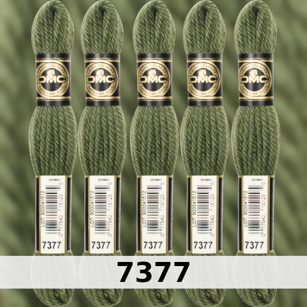 DMC Tapestry Wool 3 - columns 9, 10, 11, and 12 on shade card