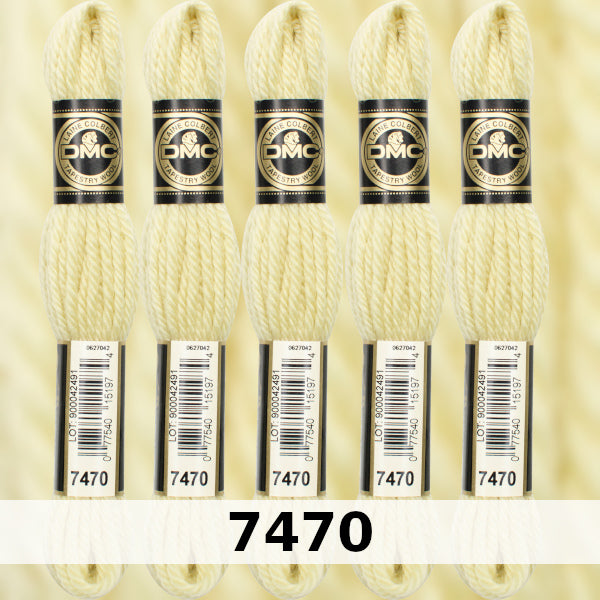 DMC Tapestry Wool 3 - columns 9, 10, 11, and 12 on shade card