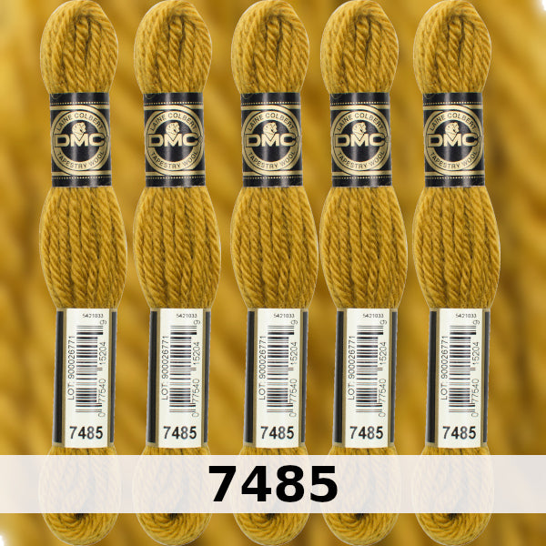 DMC Tapestry Wool 3 - columns 9, 10, 11, and 12 on shade card