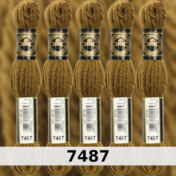 DMC Tapestry Wool 3 - columns 9, 10, 11, and 12 on shade card