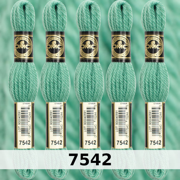 DMC Tapestry Wool 2 - Columns 5, 6, 7, and 8 on shade card