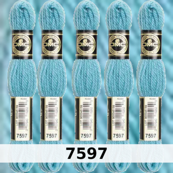 DMC Tapestry Wool 2 - Columns 5, 6, 7, and 8 on shade card