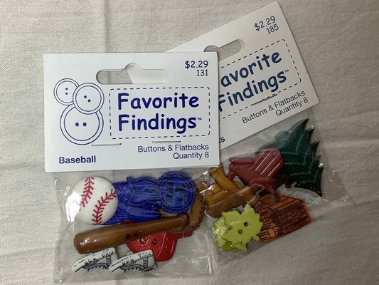 Favourite Findings Buttons and Flatbacks