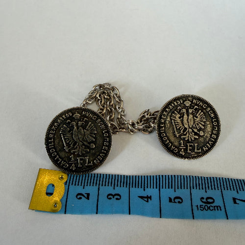 Metal "coin" buttons