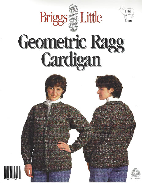 Briggs and Little Geometric Ragg Cardigan Pattern