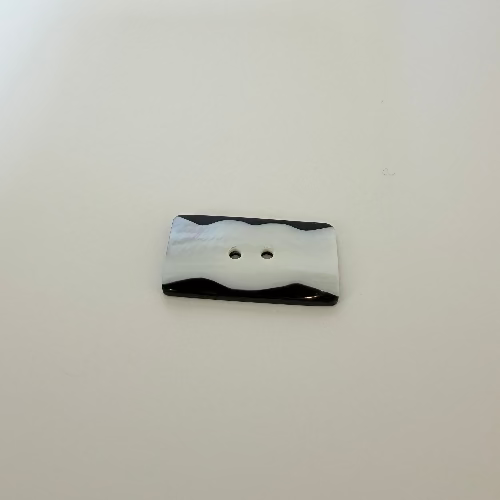Rectangular Shell button