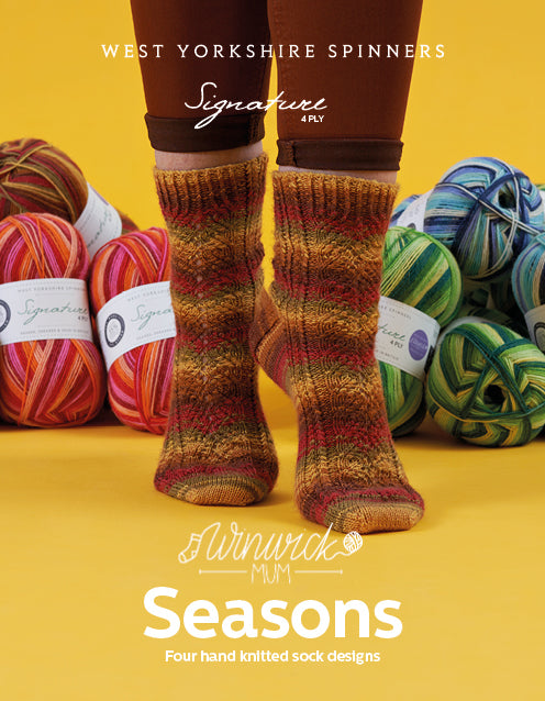 Seasons: Four hand knit sock designs by Winwick Mum