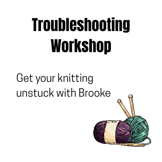 Knitting Troubleshooting Workshop at Romni Wools 208 Weston Road