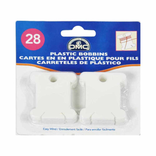 DMC Plastic Bobbins - 28 Pack