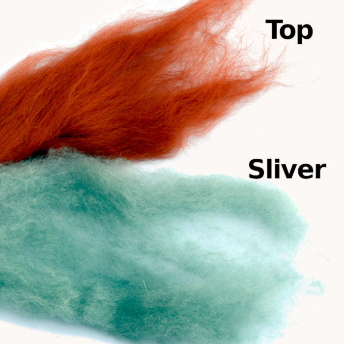 Carded Corriedale Sliver