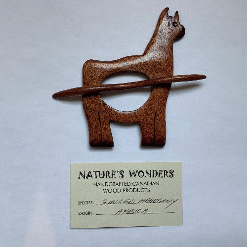 Nature's Wonders Handmade Wooden Shawl Pins