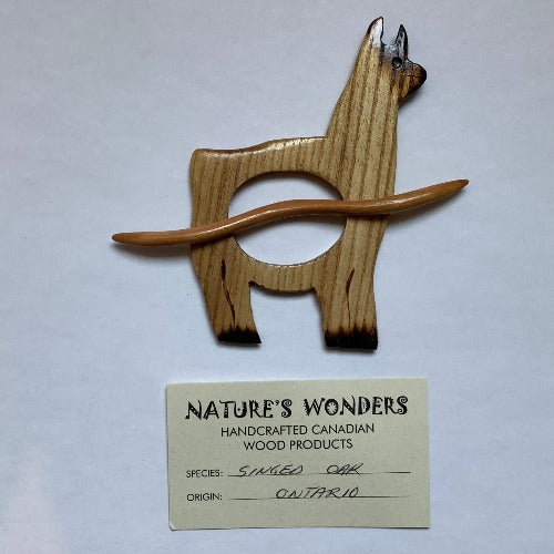 Nature's Wonders Handmade Wooden Shawl Pins