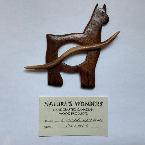 Nature's Wonders Handmade Wooden Shawl Pins