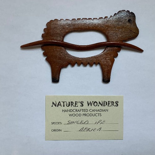 Nature's Wonders Handmade Wooden Shawl Pins