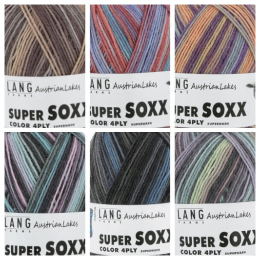Lang SuperSoxx Color - Austrian Lakes