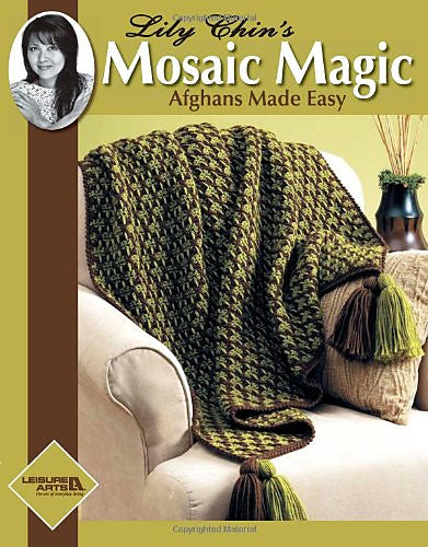 Leisure Arts #4229, Mosaic Magic: Afghans Made Easy