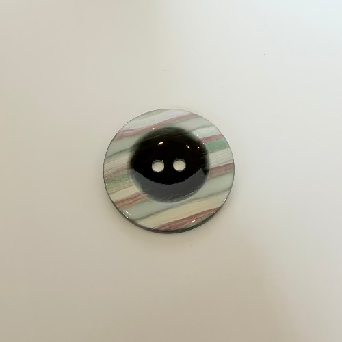 Large plastic marbled on black buttons 45mm (1 6/8")