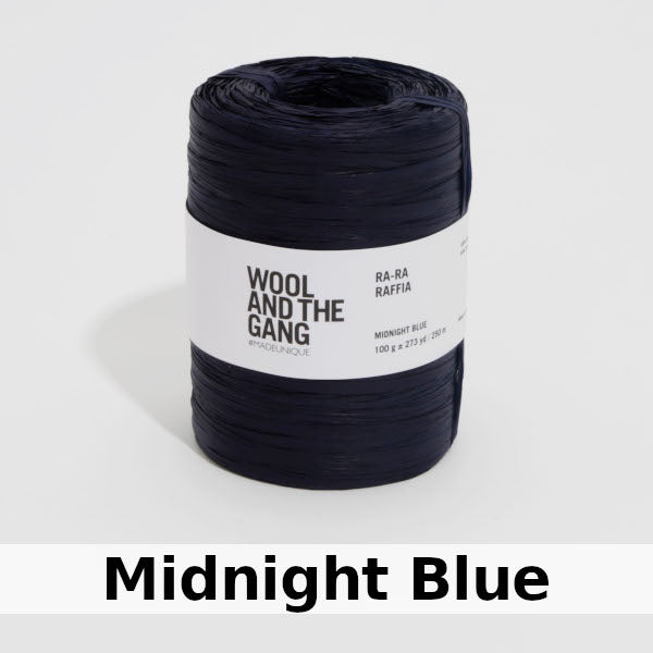 Wool and The Gang Ra-Ra Raffia - Midnight Blue
