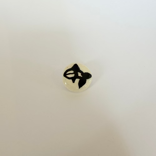 Ceramic Orca Hand Painted buttons