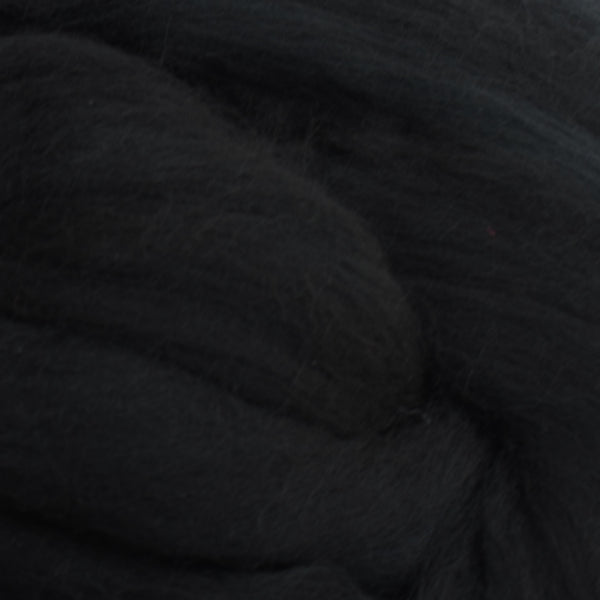 Superfine Merino 18.5 micron Dyed (Raven/Black only)