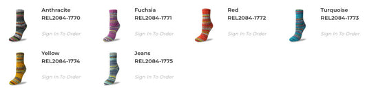 Rellana Garne Flotte Sock 4ply Bambus Merino Celebration