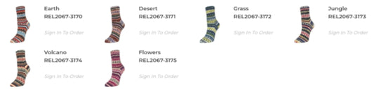Rellana Garne Flotte Socke Nordic 4-Ply