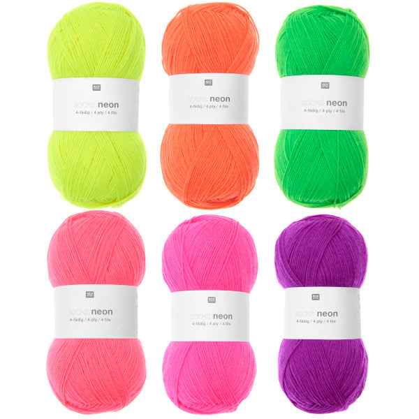 Rico Socks Neon 4-ply