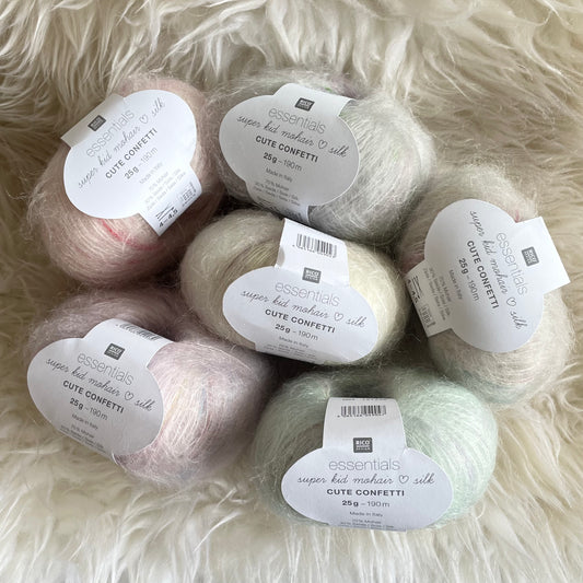 Rico Essentials Superkid Mohair Cute Confetti