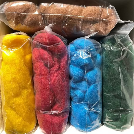 Carded Corriedale Sliver