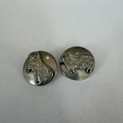 Metal sheep buttons 20mm (3/4")