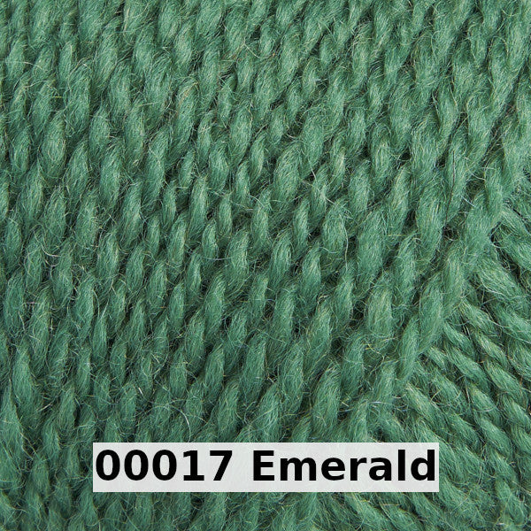 colour swatch 00017-emerald-rowan-selects-norwegian-wool-natural-wool-yarn-dk-double-knit-size-3