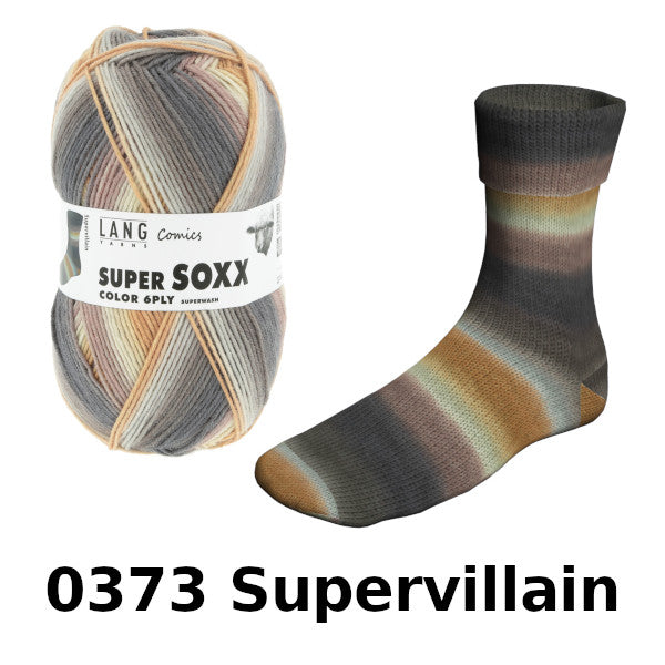 Lang Supersoxx 6-ply Comics
