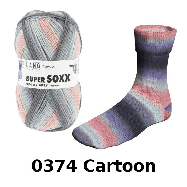 Lang Supersoxx 6-ply Comics