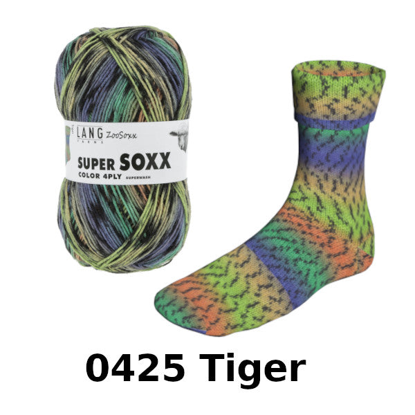 Lang SuperSoxx Color - Zoo Soxx