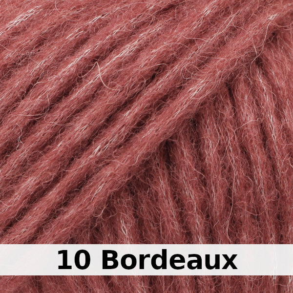 colour swatch 10-bordeaux-drops-garnstudio-wish-blow-yarn-chunky-cotton-alpaca