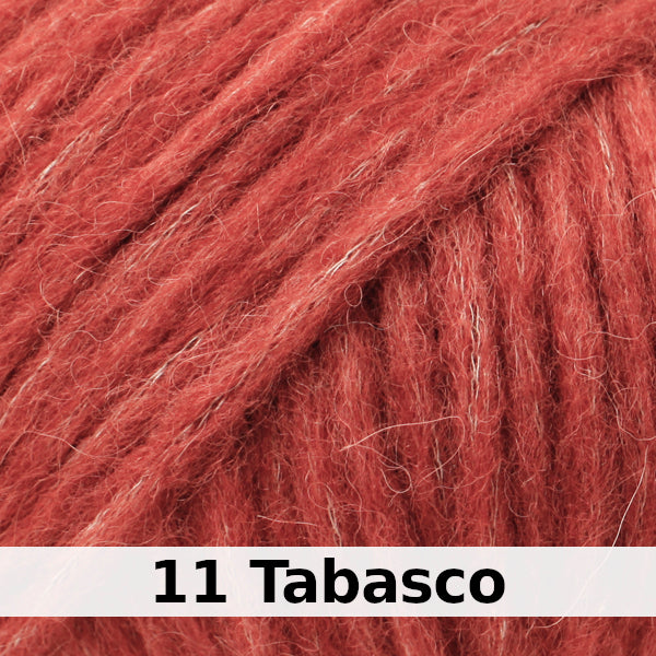 colour swatch 11-tabasco-drops-garnstudio-wish-blow-yarn-chunky-cotton-alpaca