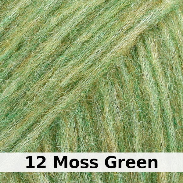 colour swatch 12-moss-green-garnstudio-drops-air-aran-medium-blow-yarn-merino-wool-alpaca-garn-studio-yarn