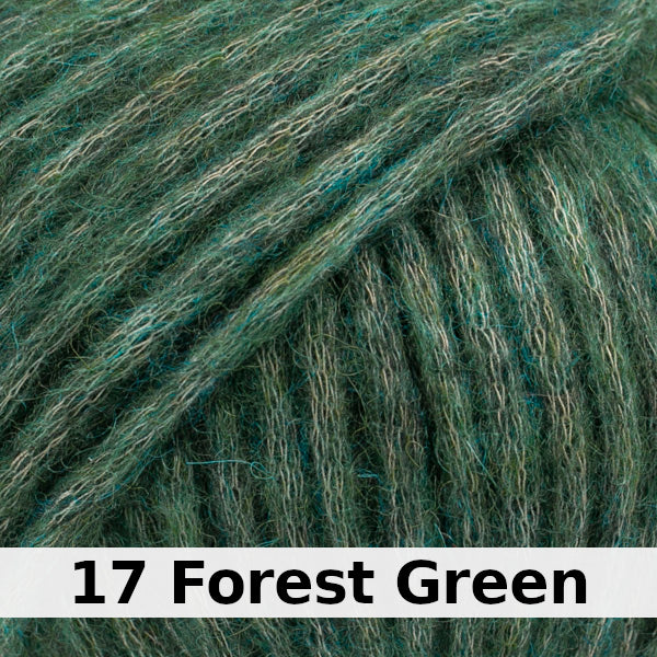 colour swatch 17-forest-green-drops-garnstudio-wish-blow-yarn-chunky-cotton-alpaca