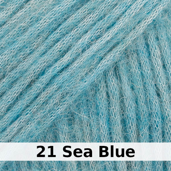 colour swatch 21-sea-blue-garnstudio-drops-air-aran-medium-blow-yarn-merino-wool-alpaca-garn-studio-yarn