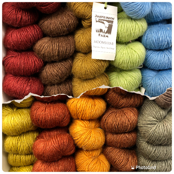 snapshot of juniper moon farms moonshine yarn colours