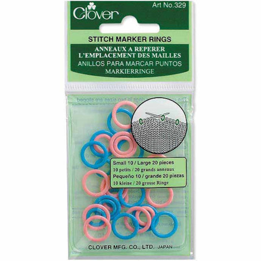Clover Stitch Ring Markers