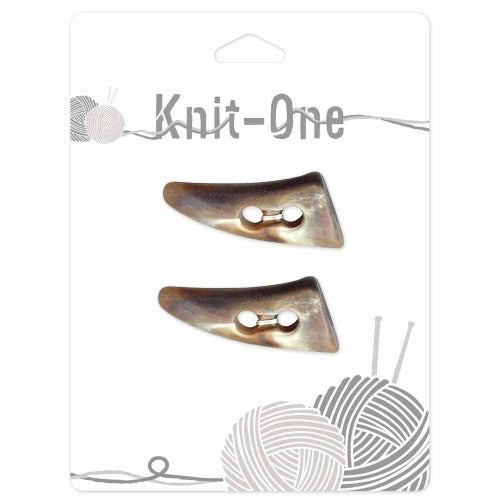 Knit-One Toggle Buttons