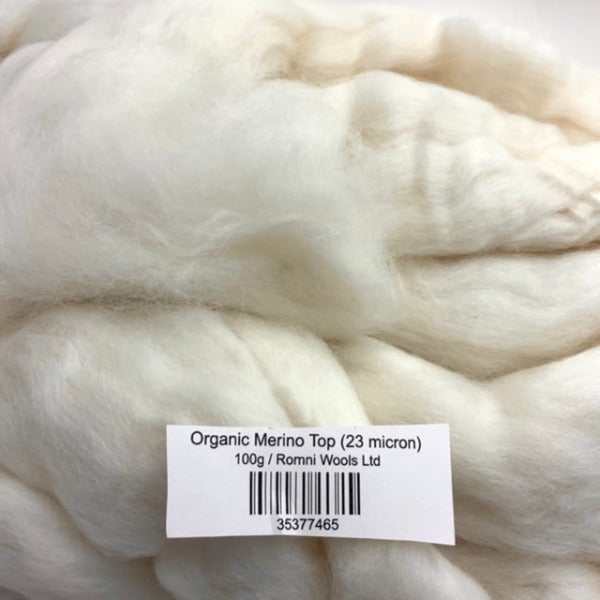 UK Organic Merino Top (23 Micron)