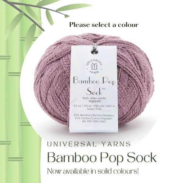 Universal Yarns Bamboo Pop Sock Solids