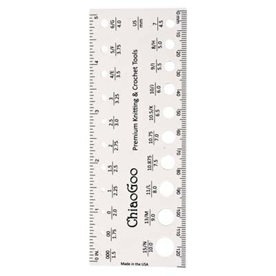 ChiaoGoo Needle Gauges