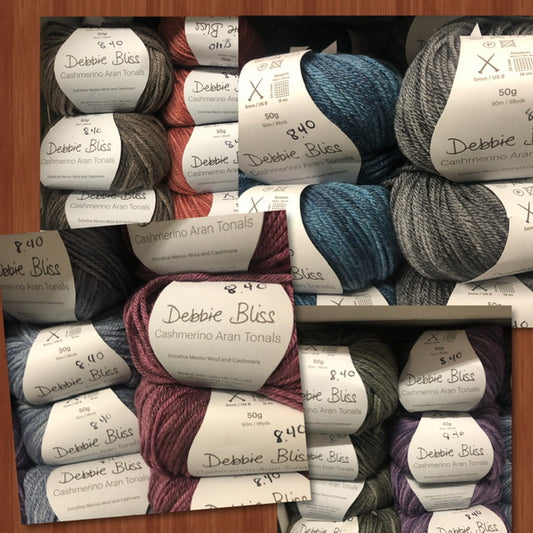 SALE Debbie Bliss Cashmerino Aran Tonals